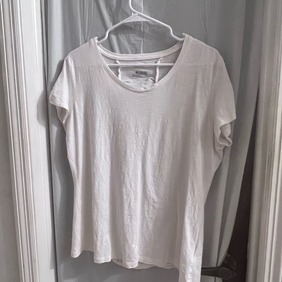 COLUMBIA white shirt size lg - Picture 1 of 3